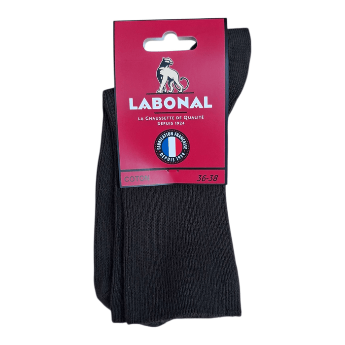 Chaussettes pour Femme en Coton - Non comprimant - Marron - 36-38 (A0243)