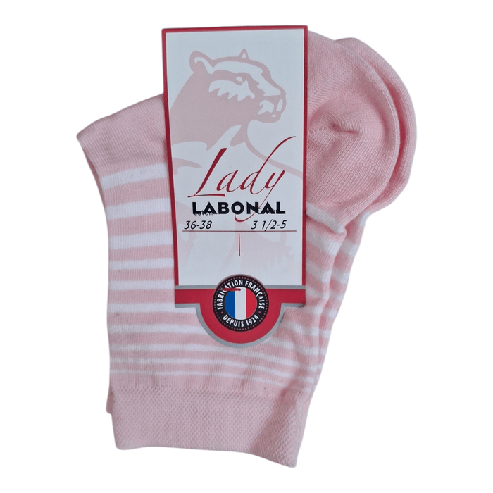 Chaussettes pour Femme en Coton - Touché doux - Rose - 36-38 (A0522)