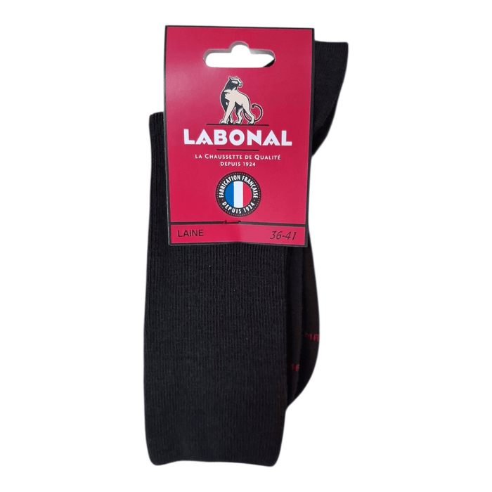 Chaussettes pour Femme en Laine - Non comprimant - Marron - 36-41 (A0834)