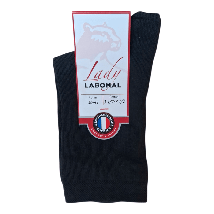 Chaussettes pour Femme en Coton - Touché doux - Anthracite - 36-41 (A0931)