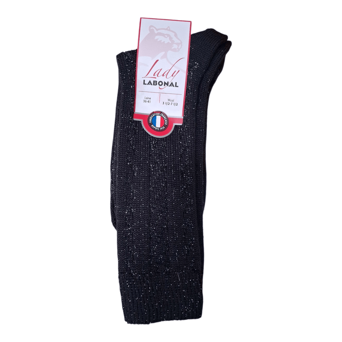 Chaussettes pour Femme en Laine - Produit épais - Marine - 36-41 (A1014)