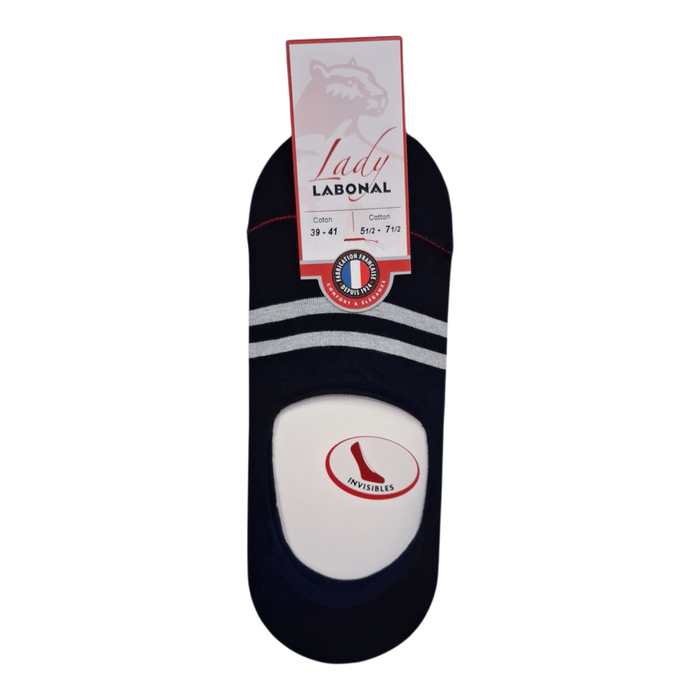 Invisibles pour Femme en Coton - Touché doux - Marine - 39-41 (B0131)