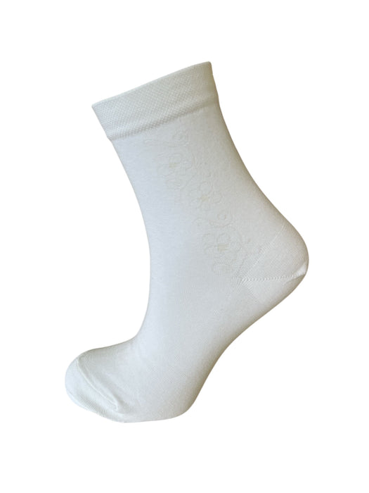 Socquettes pour Femme en Coton - Touché doux - Blanc - 36-41 (B0234)