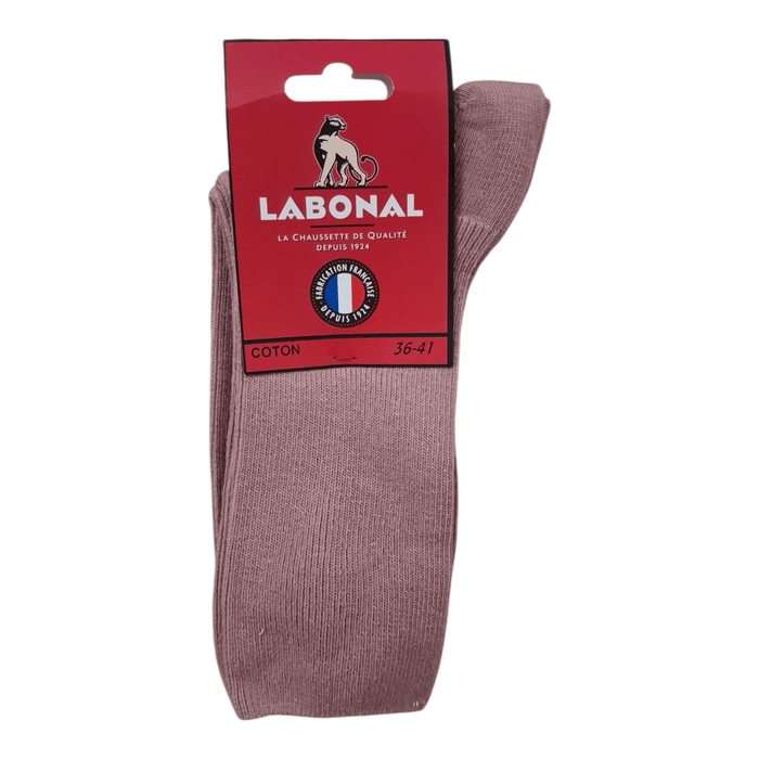 Chaussettes pour Femme en Coton - Non comprimant - Rose - 36-41 (B0342)