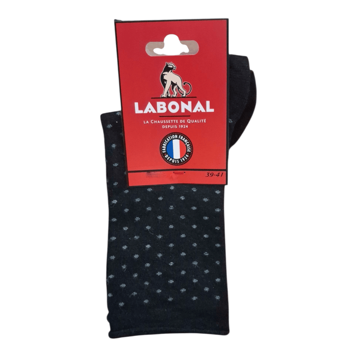 Chaussettes pour Femme en Viscose - Contient de la soie - Noir - 39-41 (B0444)