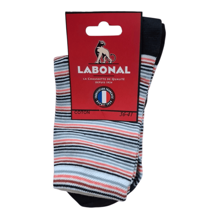 Chaussettes pour Femme en Coton - Touché doux - Blanc - 36-41 (B0642)