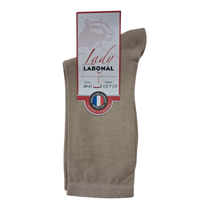 Chaussettes pour Femme en Coton - Touché doux - Granit - 39-41 (B0714)