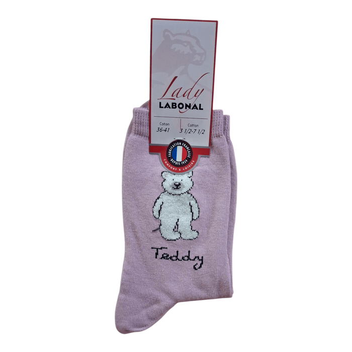 Chaussettes pour Femme en Coton - Touché doux - Parme - 36-41 (B0741)