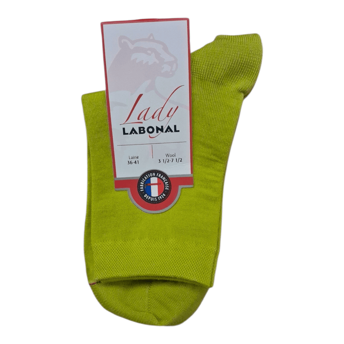 Chaussettes pour Femme en Laine - Produit chaud - Vert - 36-41 (B1024)