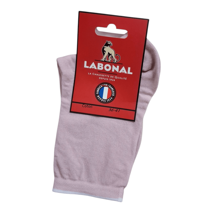 Chaussettes pour Femme en Coton - Touché doux - Rose - 36-41 (B1031)