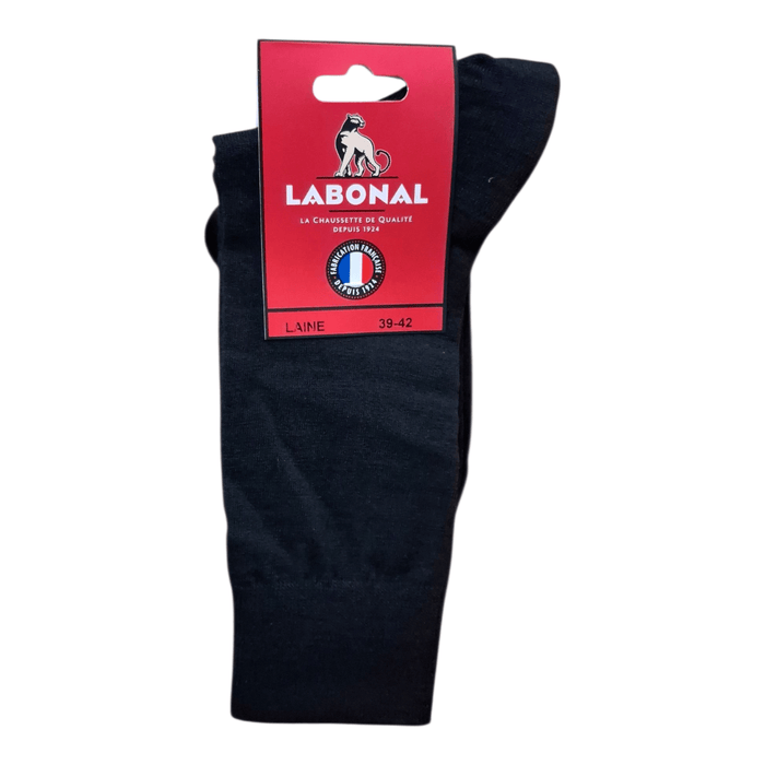Chaussettes pour Homme en Laine - Produit chaud - Noir - 39-42 (C0123)