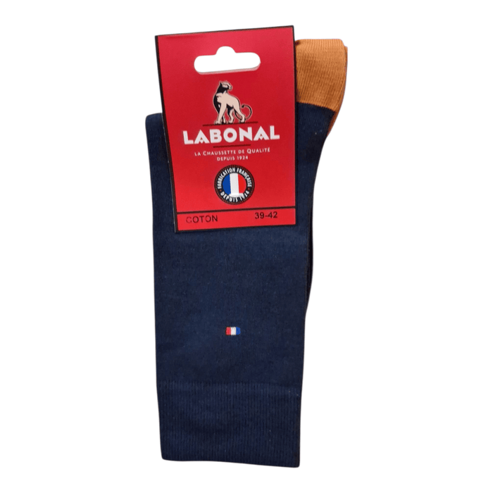 Chaussettes pour Homme en Coton - Touché doux - Marine - 39-42 (C0134)
