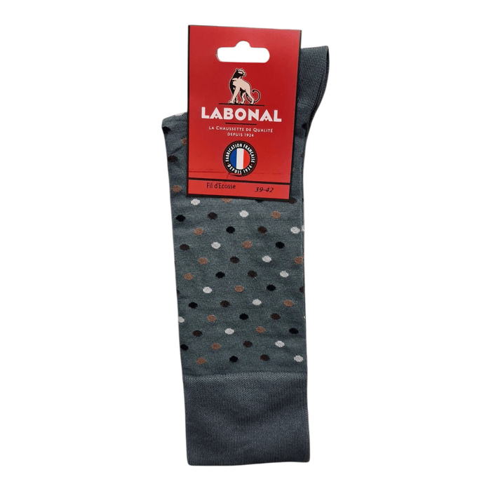 Chaussettes pour Homme en Fil d'Ecosse - Résistant - Anthracite - 39-42 (C0141)