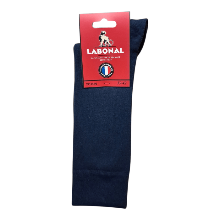 Chaussettes pour Homme en Coton - Touché doux - Marine - 39-42 (C0243)