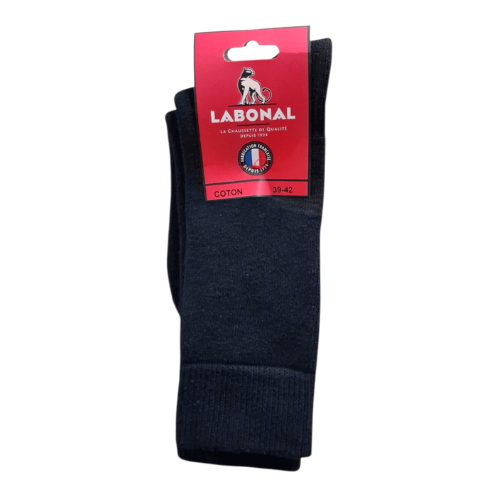 Chaussettes pour Homme en Coton - Renfort chaussures de sécurité - Noir - 39-42 (C0322)