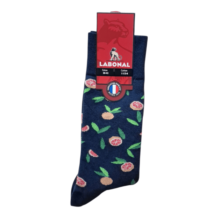 Chaussettes pour Homme en Coton - Touché doux - Marine - 39-42 (C0334)