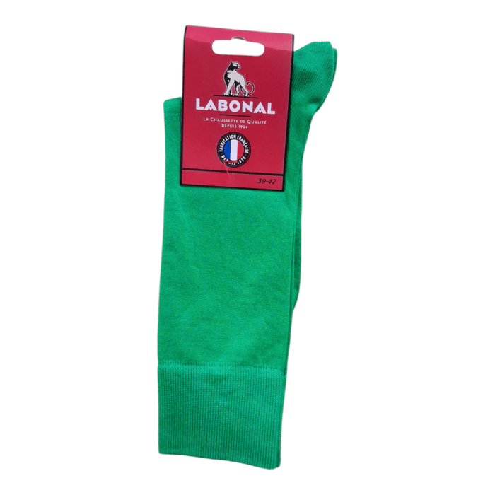 Chaussettes pour Homme en Fil d'Ecosse - Résistant - Vert - 39-42 (C0343)