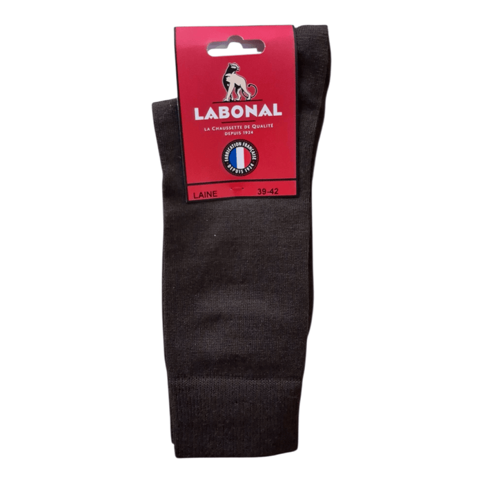 Chaussettes pour Homme en Laine - Produit chaud - Marron - 39-42 (C0422)