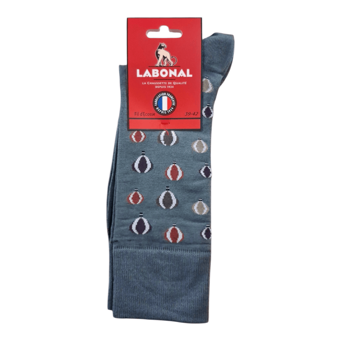 Chaussettes pour Homme en Fil d'Ecosse - Résistant - Anthracite - 39-42 (C0512)