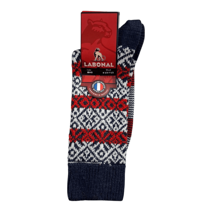 Chaussettes pour Homme en Laine - Produit épais - Marine - 39-42 (C0514)