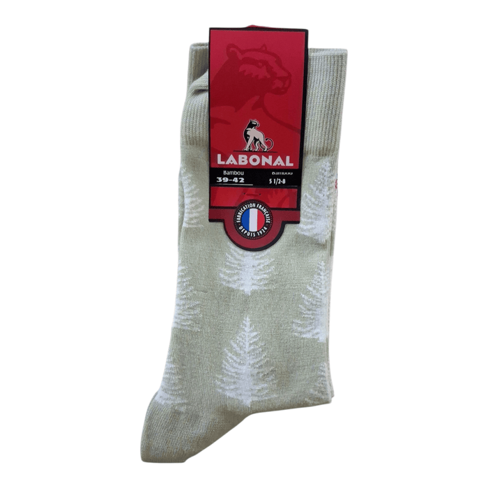 Chaussettes pour Homme en Bambou - Touché doux - Vert - 39-42 (C0533)