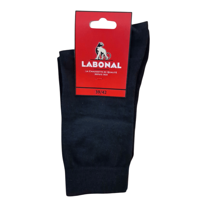 Chaussettes pour Homme en Coton - Touché doux - Noir - 39-42 (C0542)