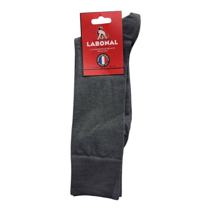 Chaussettes pour Homme en Fil d'Ecosse - Résistant - Anthracite - 39-42 (C0612)
