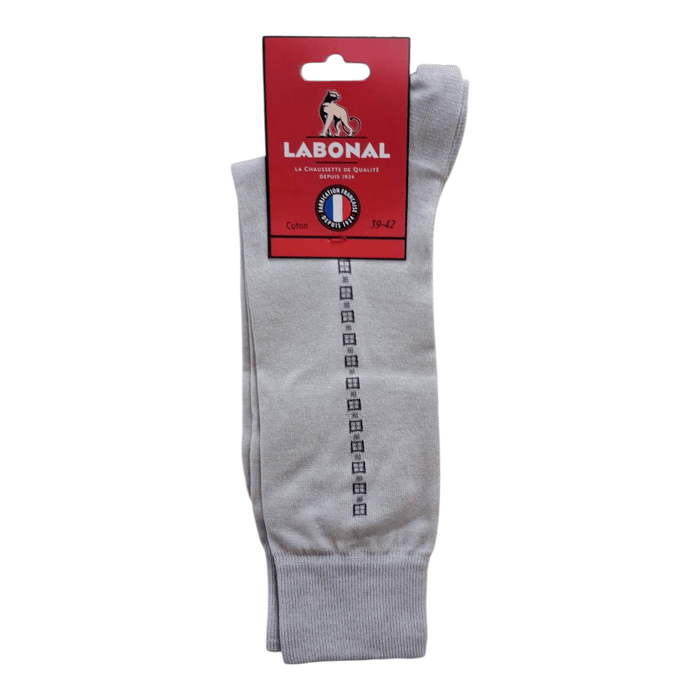 Chaussettes pour Homme en Coton - Résistant - Gris - 39-42 (C0641)