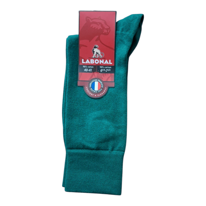 Chaussettes pour Homme en Coton - Touché doux - Vert - 40-41 (C0711)