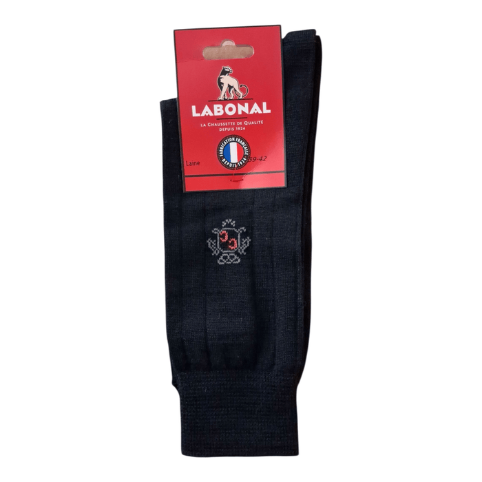 Chaussettes pour Homme en Laine - Produit chaud - Noir - 39-42 (C0714)