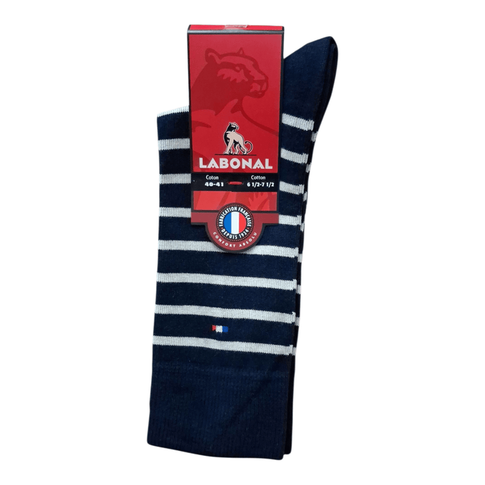 Chaussettes pour Homme en Coton - Touché doux - Marine - 40-41 (C0721)