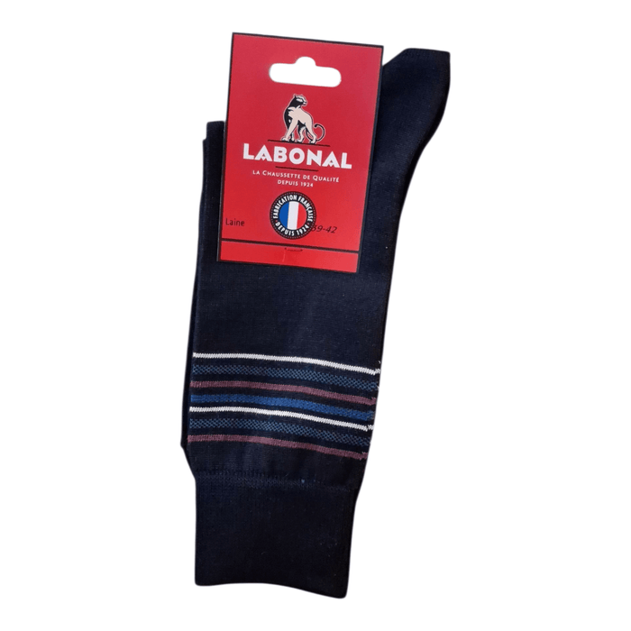 Chaussettes pour Homme en Laine - Produit chaud - Marine - 39-42 (C0724)