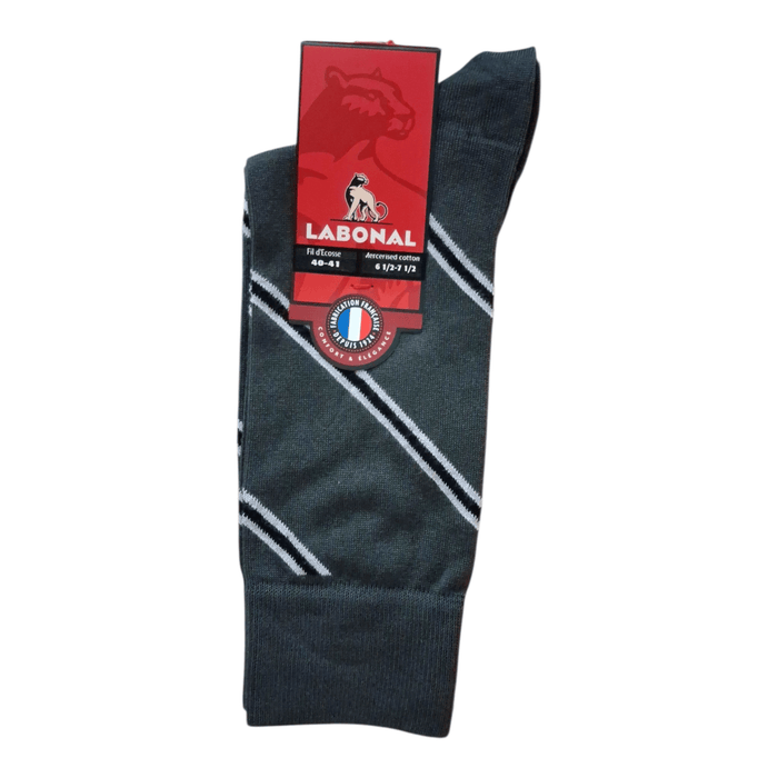 Chaussettes pour Homme en Fil d'Ecosse - Résistant - Anthracite - 40-41 (C0731)