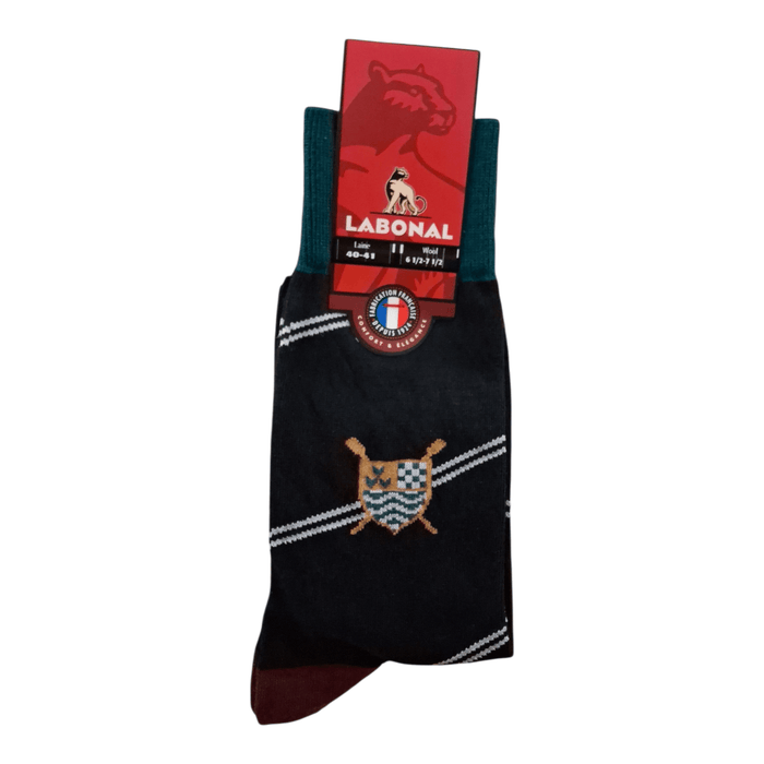 Chaussettes pour Homme en Laine - Produit chaud - Noir - 40-41 (C0831)