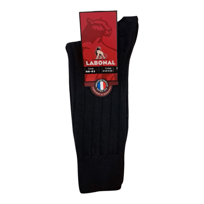 Chaussettes pour Homme en Coton - Contient du cachemire - Noir - 40-41 (C0832)