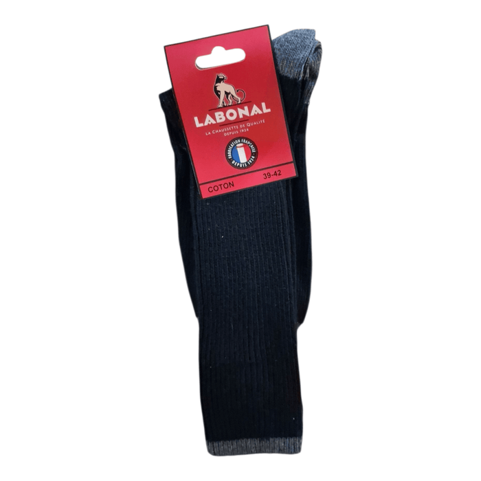 Chaussettes pour Homme en Coton - Produit épais - Noir - 39-42 (C0834)