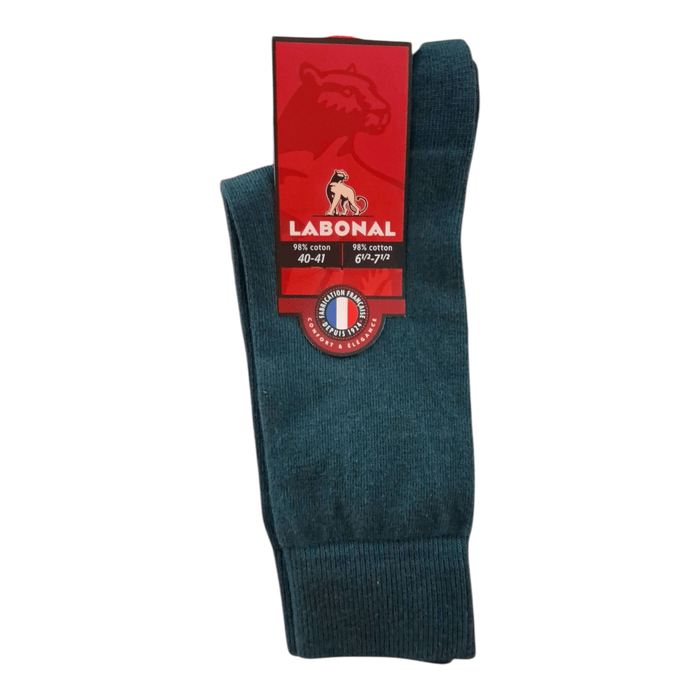 Chaussettes pour Homme en Coton - Touché doux - Vert - 40-41 (C0841)