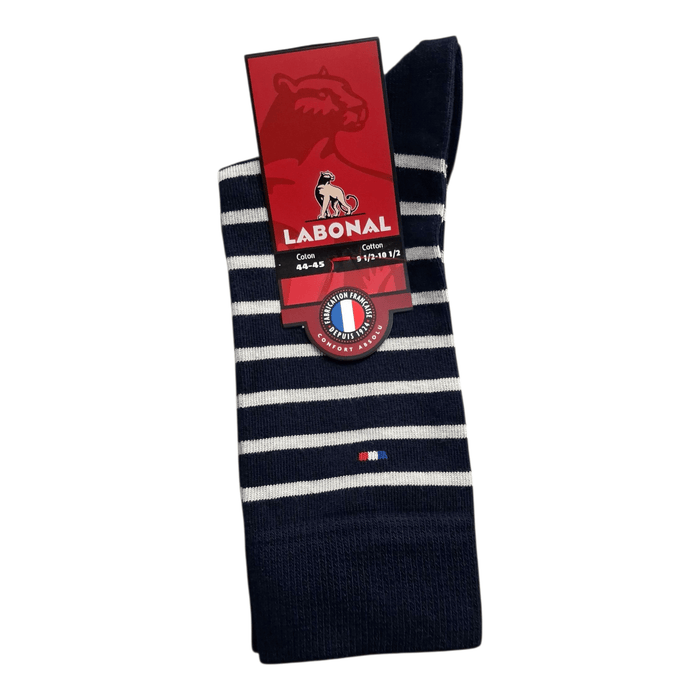 Chaussettes pour Homme en Coton - Touché doux - Marine - 44-45 (D0213)