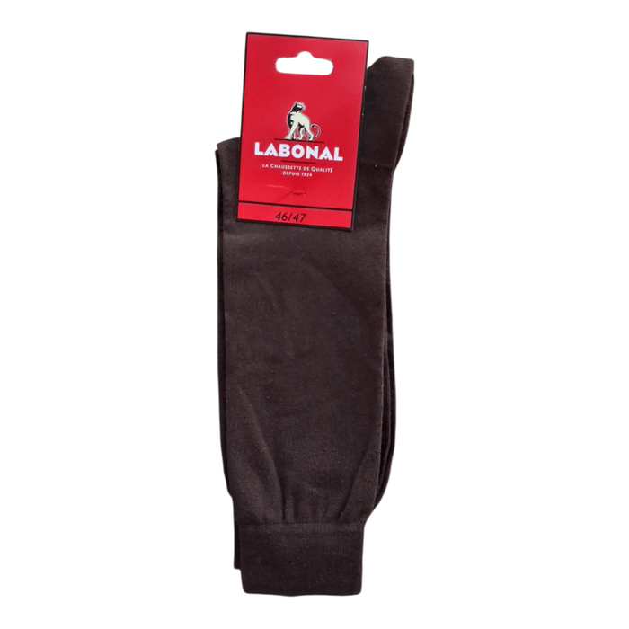 Chaussettes pour Homme en Coton - Touché doux - Marron - 46-47 (D0242)