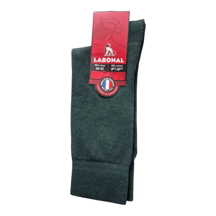 Chaussettes pour Homme en Coton - Touché doux - Vert - 44-45 (D0313)