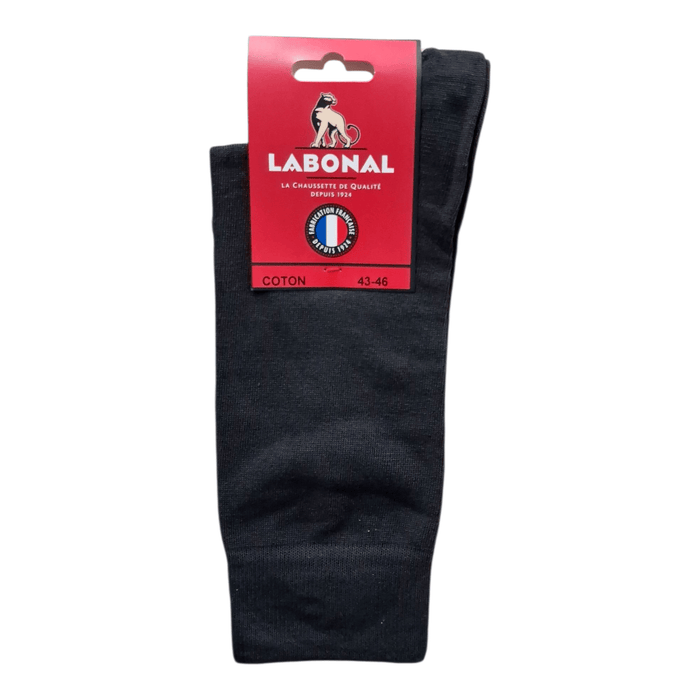 Chaussettes pour Homme en Coton - Touché doux - Anthracite - 43-46 (D0323)