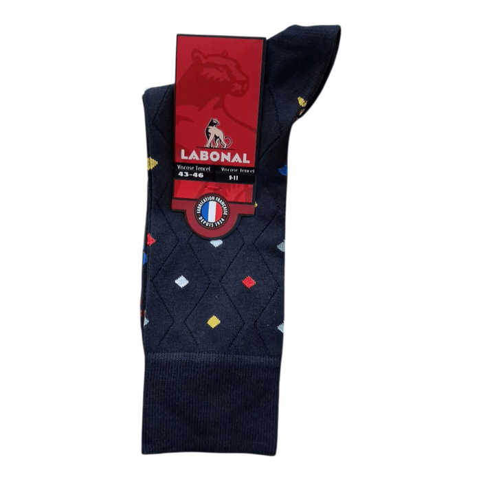 Chaussettes pour Homme en Viscose - Contient du tencel - Anthracite - 43-46 (D0334)