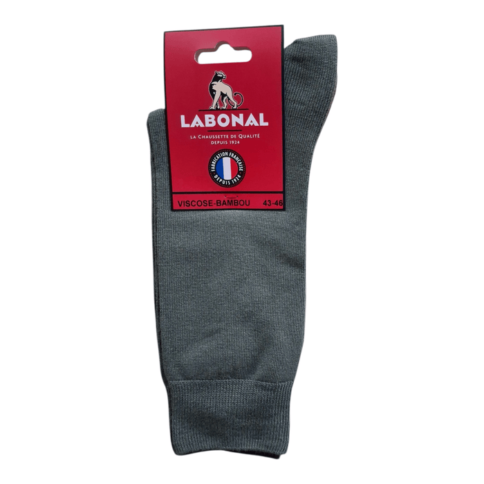 Chaussettes pour Homme en Bambou - Touché doux - Kaki - 43-46 (D0432)