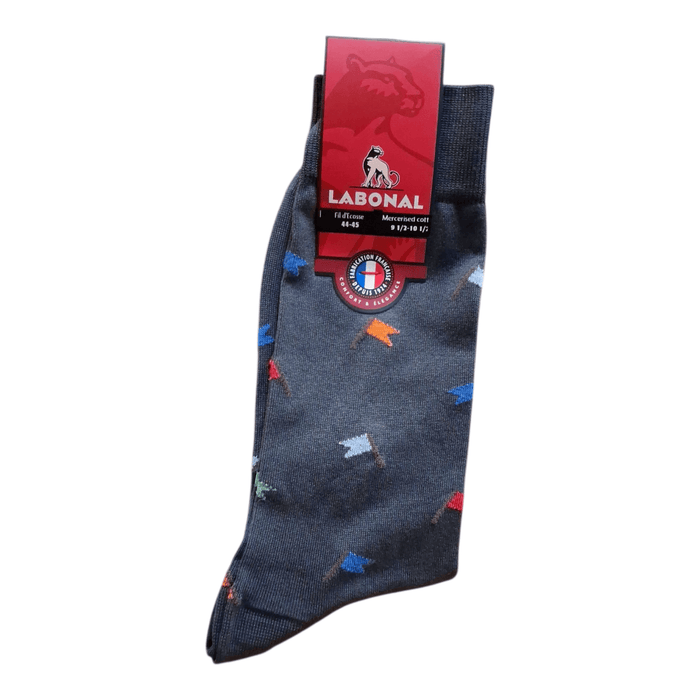 Chaussettes pour Homme en Fil d'Ecosse - Résistant - Anthracite - 44-45 (D0433)