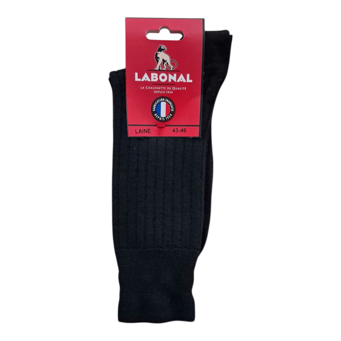 Chaussettes pour Homme en Laine - Produit chaud - Noir - 43-46 (D0441)