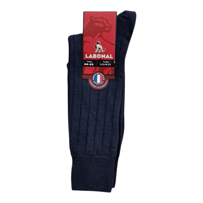 Chaussettes pour Homme en Coton - Contient du cachemire - Marine - 44-45 (D0444)