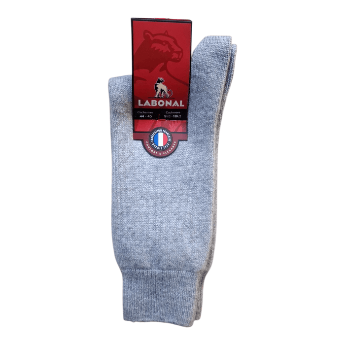 Chaussettes pour Homme en Cachemire - Produit épais - Gris - 44-45 (D0542)