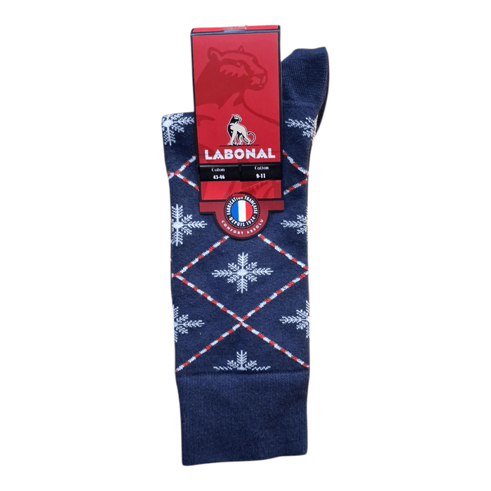 Chaussettes pour Homme en Coton - Touché doux - Marine - 43-46 (D0543)