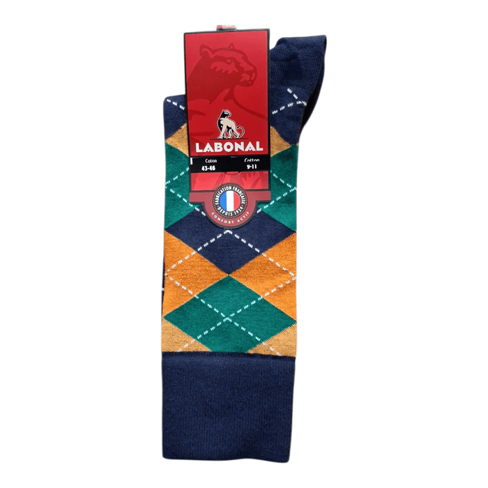 Chaussettes pour Homme en Coton - Touché doux - Marine - 43-46 (D0611)