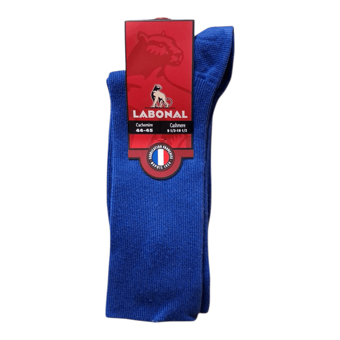 Chaussettes pour Homme en Viscose - Contient du cachemire - Bleu - 44-45 (D0643)